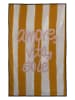 Really Nice Things Strandlaken "Sole" oranje/wit - (L)140 x (B)75 cm