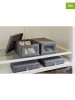 STORE IT 2er-Set: Ordnungsboxen ''Premium'' in Grau - (B)34 x (H)15 x (T)23 cm