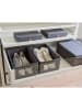 STORE IT 2er-Set: Ordnungsboxen ''Premium'' in Grau - (B)34 x (H)15 x (T)23 cm