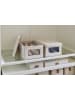 STORE IT 2er-Set: Ordnungsboxen ''Premium'' in Creme - (B)34 x (H)15 x (T)23 cm