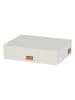 STORE IT Aufbewahrungsbox ''Premium'' in Creme - (B)32 x (H)10,5 x (T)22 cm
