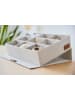 STORE IT Aufbewahrungsbox ''Premium'' in Creme - (B)32 x (H)10,5 x (T)22 cm