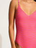 Seafolly Badeanzug in Pink/ Orange