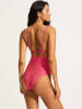 Seafolly Badeanzug in Pink/ Orange