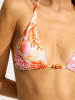 Seafolly Bikini-Oberteil in Weiß/ Orange