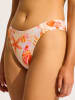 Seafolly Bikini-Hose in Weiß/ Orange