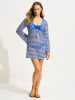 Seafolly Kaftan in Blau