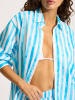 Seafolly Blouse wit/turquoise