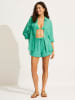 Seafolly Koszula w kolorze zielonym