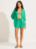 Seafolly Koszula w kolorze zielonym
