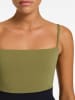 Jets Badeanzug in Khaki/ Schwarz
