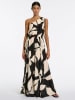 Jets Kleid in Schwarz/ Beige