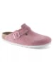 Birkenstock Leren clogs "Boston" lichtroze