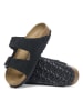 Birkenstock Leder-Pantoletten "Arizona" in Schwarz