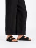 Birkenstock Leder-Pantoletten "Arizona" in Schwarz