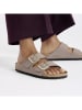 Birkenstock Skórzane klapki "Arizona" w kolorze fioletowym