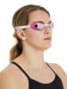 Arena Zwembril "Air-speed mirror" wit/roze/groen