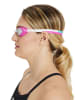 Arena Zwembril "Air-speed mirror" wit/roze/groen