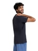 Arena Shirt "750 Navy seahorse" zwart/Schwarz
