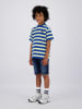 Vingino Shirt blauw/geel/wit