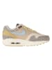 Nike Leder-Sneakers "Air Max 1 Safari" in Beige/ Hellblau