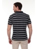 The Time of Bocha 2er-Set: Poloshirts in Dunkelblau/ Creme