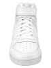 Nike Sportswear Leder-Snekaers "Court Vision Mid" in Weiß