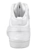 Nike Sportswear Leder-Snekaers "Court Vision Mid" in Weiß