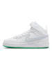 Nike Sportswear Leder-Sneakers "Court Borough Mid 2" in Weiß