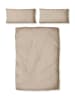 GUIDO MARIA KRETSCHMER Satin-Bettwäsche-Set ''Mila'' in Beige - (L)200 x (B)135 cm