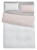 GUIDO MARIA KRETSCHMER Satin-Bettwäsche-Set ''Mila2'' in Weiß/ Beige - (L)200 x (B)135 cm