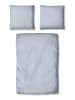 GUIDO MARIA KRETSCHMER Satin-Bettwäsche-Set ''Mila'' in Hellgrau - (L)200 x (B)135 cm
