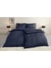 GUIDO MARIA KRETSCHMER Satin-Bettwäsche-Set ''Mila'' in Dunkelblau - (L)200 x (B)135 cm