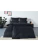 GUIDO MARIA KRETSCHMER Satin-Bettwäsche-Set ''Mila'' in Schwarz - (L)200 x (B)135 cm