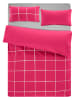 GUIDO MARIA KRETSCHMER Renforcé-Bettwäsche-Set ''Basic'' in Pink - (L)200 x (B)135 cm