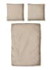 GUIDO MARIA KRETSCHMER Satin-Bettwäsche-Set ''Mila'' in Beige - (L)200 x (B)135 cm