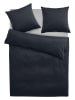GUIDO MARIA KRETSCHMER Satin-Bettwäsche-Set ''Mila'' in Schwarz - (L)220 x (B)155 cm