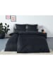 GUIDO MARIA KRETSCHMER Satin-Bettwäsche-Set ''Mila'' in Schwarz - (L)220 x (B)155 cm