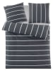 GUIDO MARIA KRETSCHMER Renforcé-Bettwäsche-Set in Athrazit - (L)220 x (B)155 cm