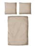 GUIDO MARIA KRETSCHMER Satin-Bettwäsche-Set ''Mila'' in Beige - (L)220 x (B)240 cm