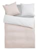 GUIDO MARIA KRETSCHMER Satin-Bettwäsche-Set ''Mila2'' in Beige/ Weiß - (L)200 x (B)135 cm