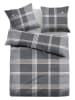 Tom Tailor home Renforcé-Bettwäsche-Set ''Ole2'' in Grau - (L)220 x (B)155 cm