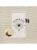 Colourful Cotton Strandtuch "Baskili" in Creme/ Schwarz