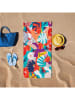 Colourful Cotton Strandtuch "Baskili" in Mint/ Rot