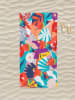 Colourful Cotton Strandlaken "Baskili" mintgroen/rood