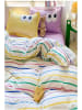 Colourful Cotton Komplet pościeli "Funny" w kolorze białym ze wzorem