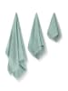 Colourful Cotton 3tlg. Handtuch-Set "Piramit" in Mint