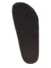 Birkenstock Skórzane kapcie w kolorze biało-czarnym