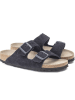 Birkenstock Leder-Pantoletten "Arizona" in Dunkelblau