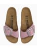 Birkenstock Leren slippers "Madrid" lichtroze